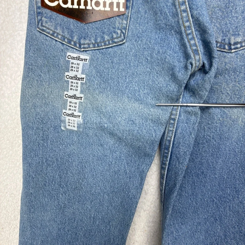 Carhartt Traditional Fit Jean Mens 29x32 Denim B18 STW‎ Light Wash NOS NWT